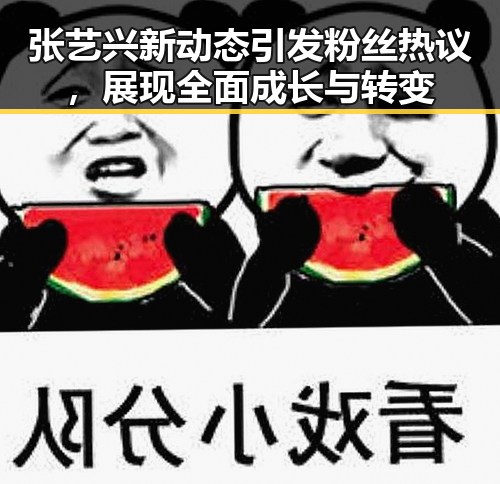 张艺兴新动态引发粉丝热议，展现全面成长与转变